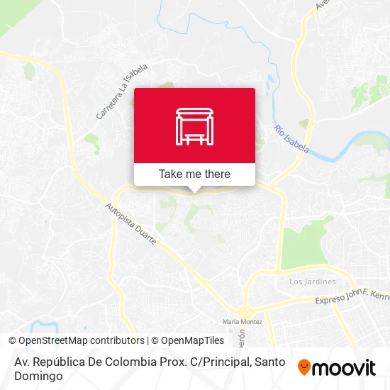 Mapa de Av. República De Colombia Prox. C / Principal