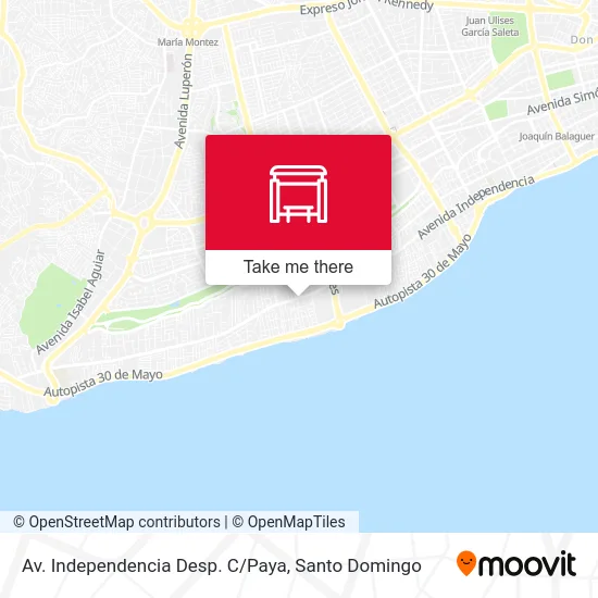 Av. Independencia Desp. C/Paya map