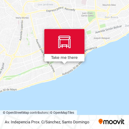 Mapa de Av. Indepencia Prox. C/Sánchez