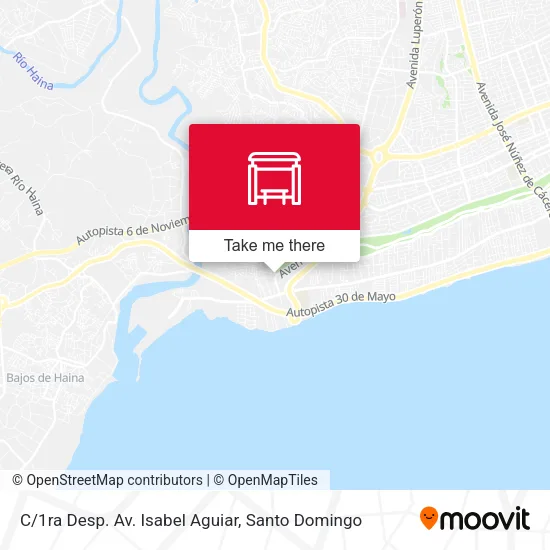 C/1ra Desp. Av. Isabel Aguiar map
