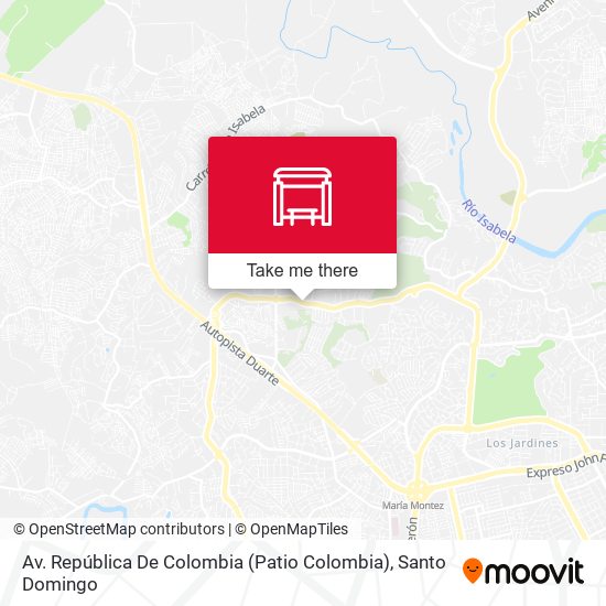 Mapa de Av. República De Colombia (Patio Colombia)