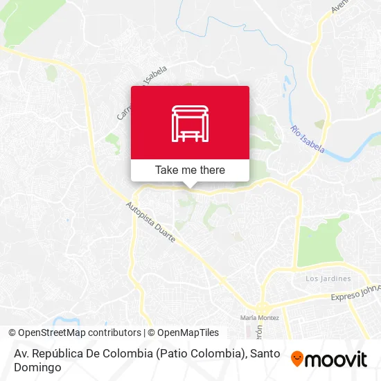 Av. República De Colombia (Patio Colombia) map