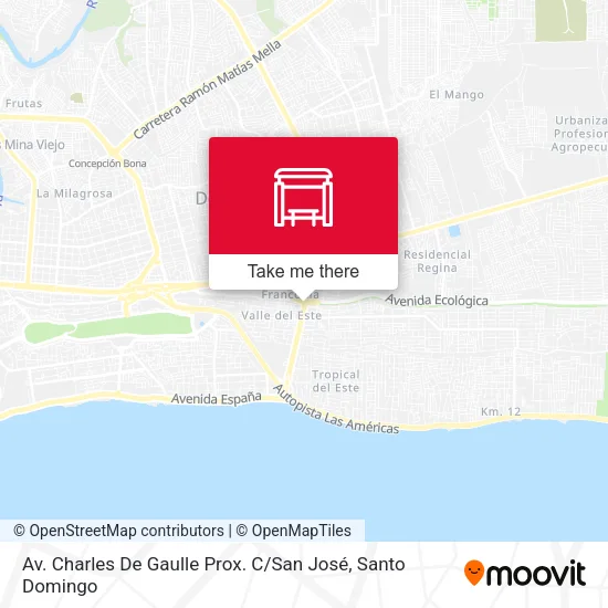 Av. Charles De Gaulle Prox. C / San José map