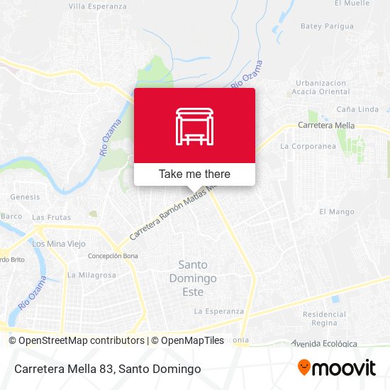 Carretera Mella 83 map