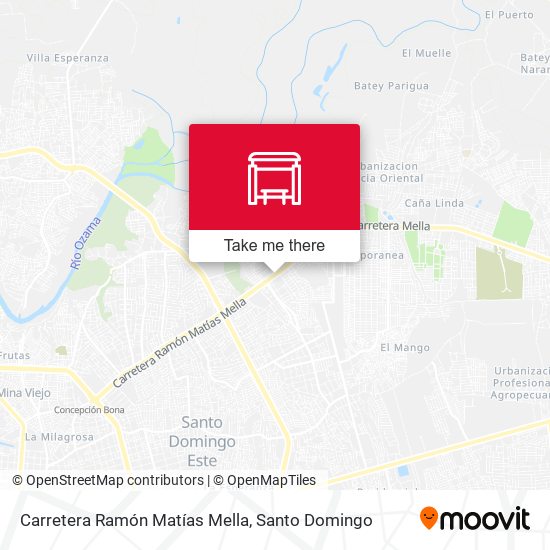 Carretera Ramón Matías Mella map