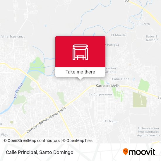 Mapa de Calle Principal