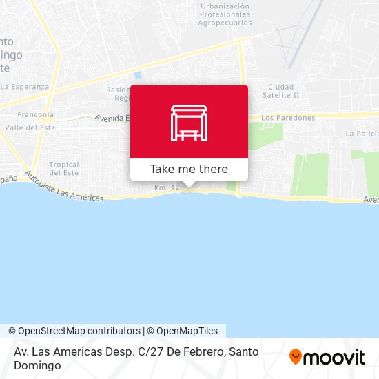 Av. Las Americas Desp. C / 27 De Febrero map