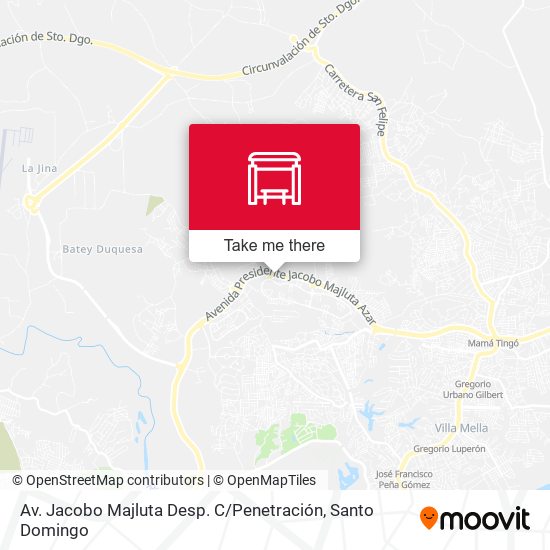 Mapa de Av. Jacobo Majluta Desp. C / Penetración