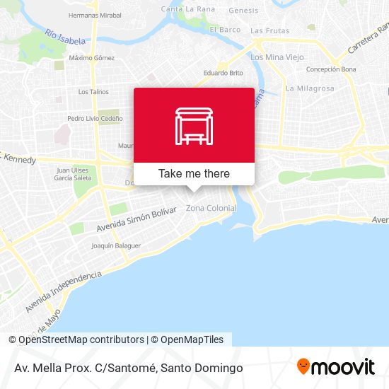 Mapa de Av. Mella Prox. C/Santomé