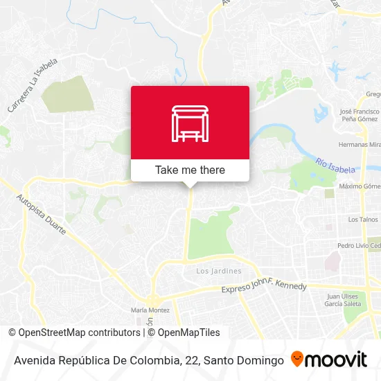 Avenida República De Colombia, 22 map