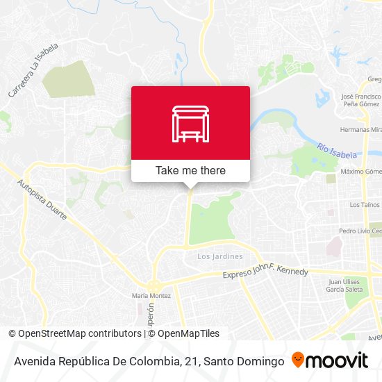 Avenida República De Colombia, 21 map