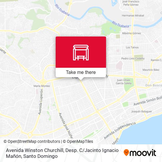 Mapa de Avenida Winston Churchill, Desp. C / Jacinto Ignacio Mañón