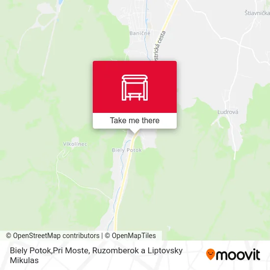 Biely Potok,Pri Moste map