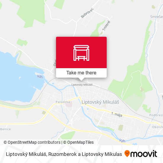 Liptovský Mikuláš map