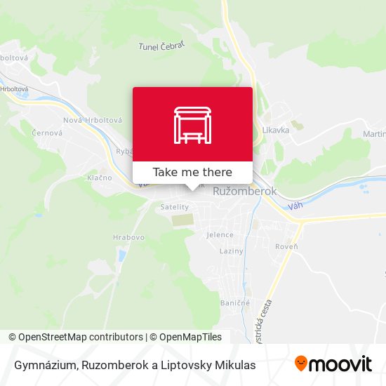 Gymnázium map