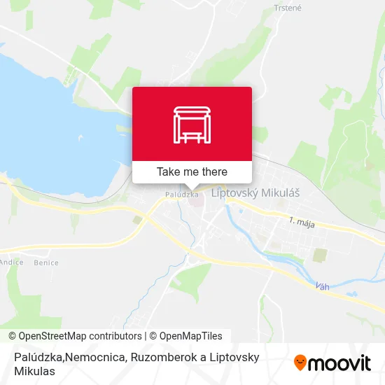 Palúdzka,Nemocnica map