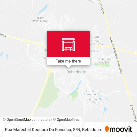Rua Marechal Deodoro Da Fonseca, S / N map