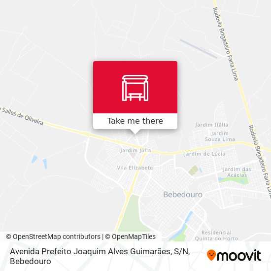 Avenida Prefeito Joaquim Alves Guimarães, S / N map
