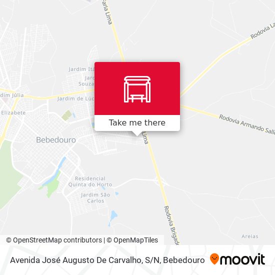Avenida José Augusto De Carvalho, S / N map