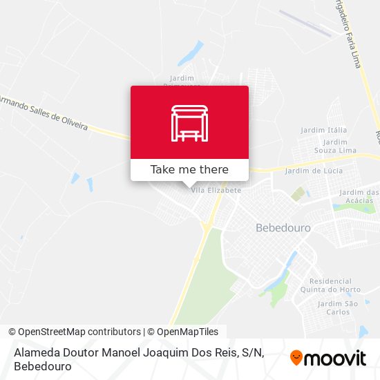 Alameda Doutor Manoel Joaquim Dos Reis, S / N map