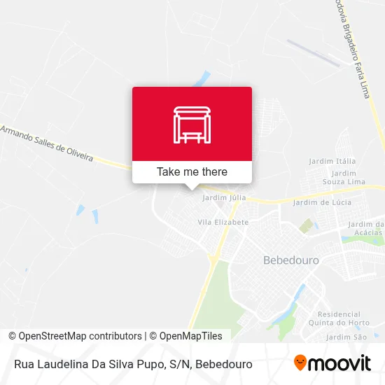 Rua Laudelina Da Silva Pupo, S / N map