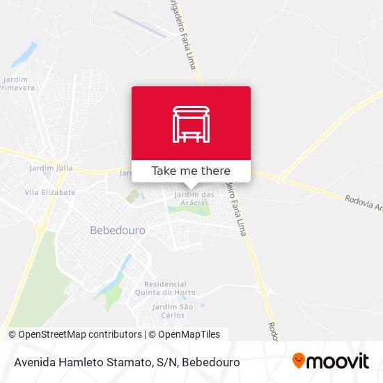 Avenida Hamleto Stamato, S/N map