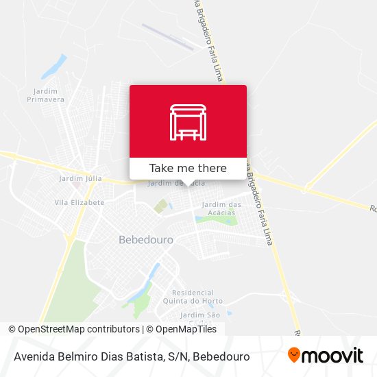 Avenida Belmiro Dias Batista, S / N map