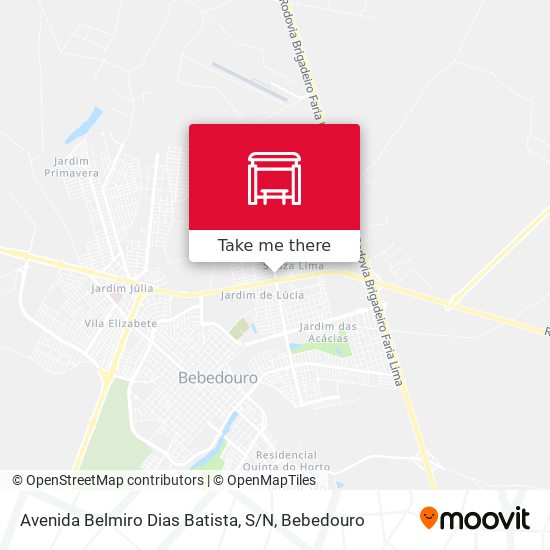 Avenida Belmiro Dias Batista, S / N map
