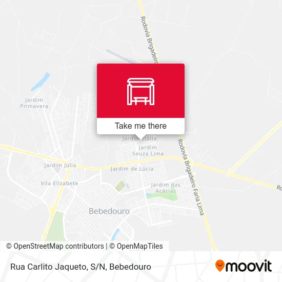 Rua Carlito Jaqueto, S/N map