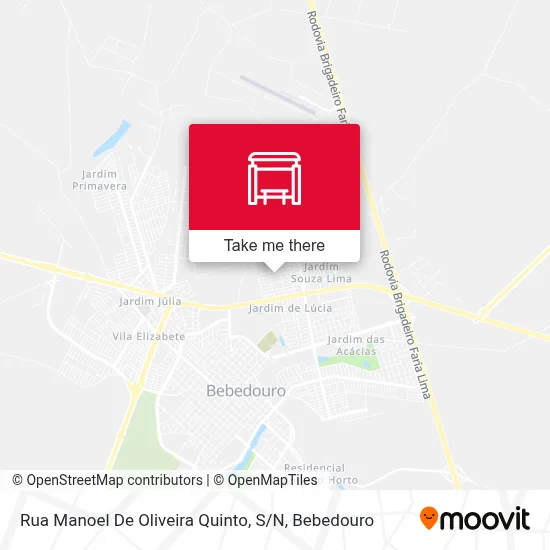 Rua Manoel De Oliveira Quinto, S / N map