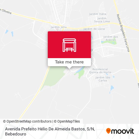 Avenida Prefeito Hélio De Almeida Bastos, S / N map