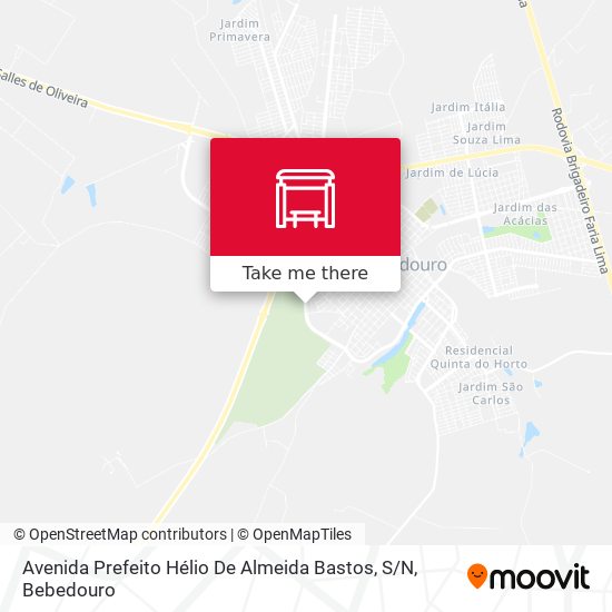 Avenida Prefeito Hélio De Almeida Bastos, S / N map