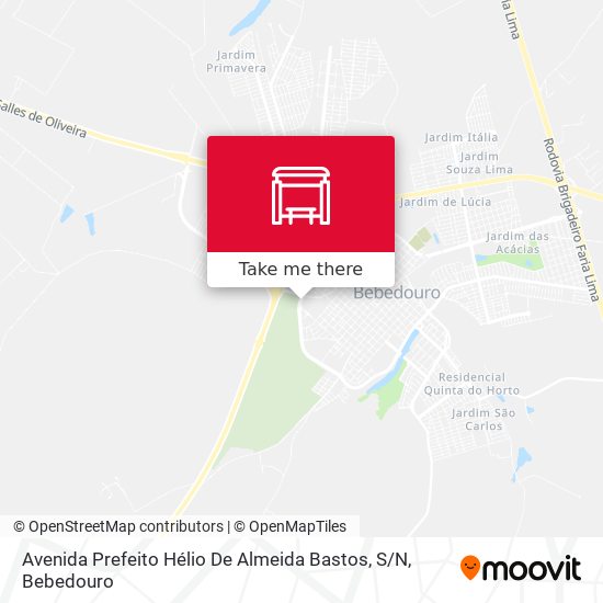 Avenida Prefeito Hélio De Almeida Bastos, S / N map