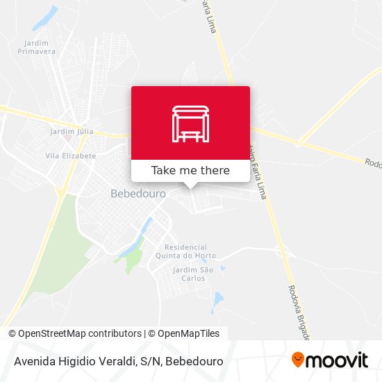 Avenida Higidio Veraldi, S/N map