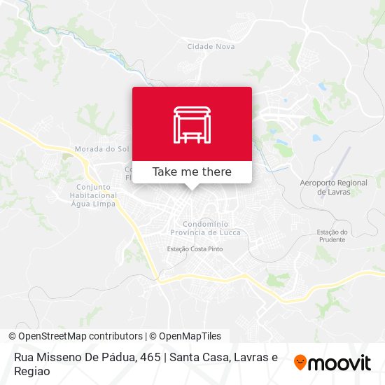 Rua Misseno De Pádua, 465 | Santa Casa map