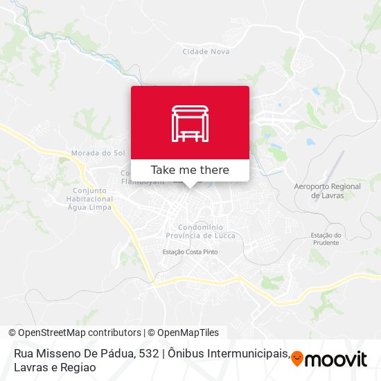 Rua Misseno De Pádua, 532 | Ônibus Intermunicipais map