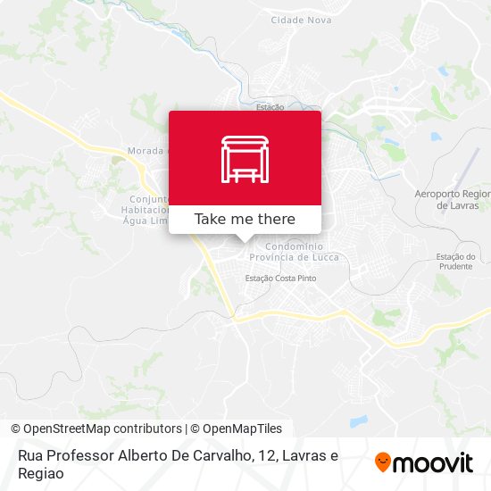 Rua Professor Alberto De Carvalho, 12 map