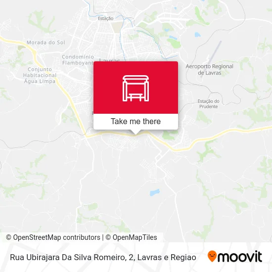 Rua Ubirajara Da Silva Romeiro, 2 map