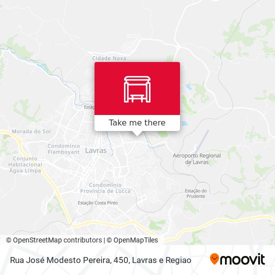 Rua José Modesto Pereira, 450 map