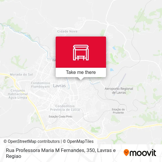 Rua Professora Maria M Fernandes, 350 map