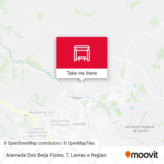 Alameda Dos Beija Flores, 7 map
