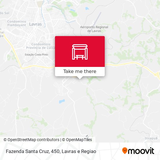 Fazenda Santa Cruz, 450 map