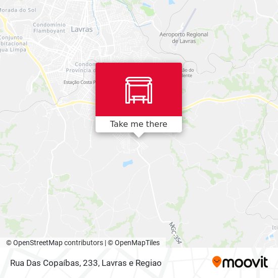 Rua Das Copaíbas, 233 map