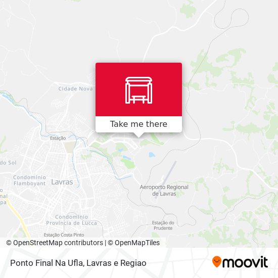Ponto Final Na Ufla map