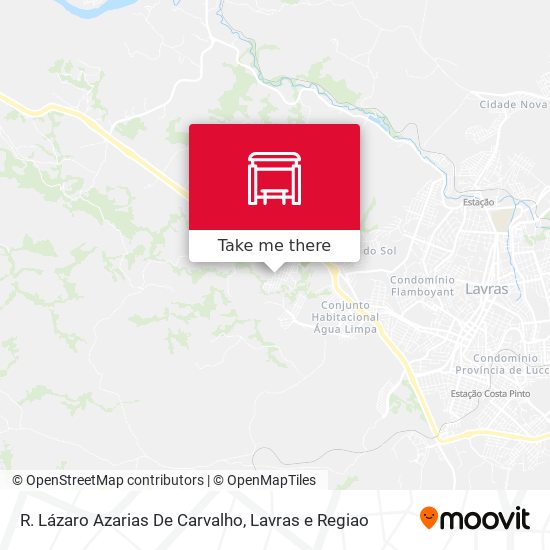 R. Lázaro Azarias De Carvalho map