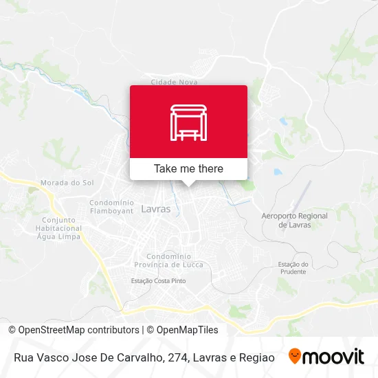 Rua Vasco Jose De Carvalho, 274 map