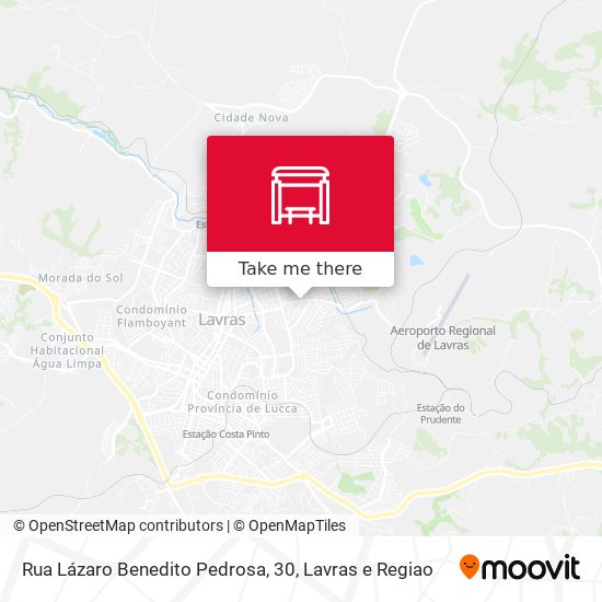 Rua Lázaro Benedito Pedrosa, 30 map