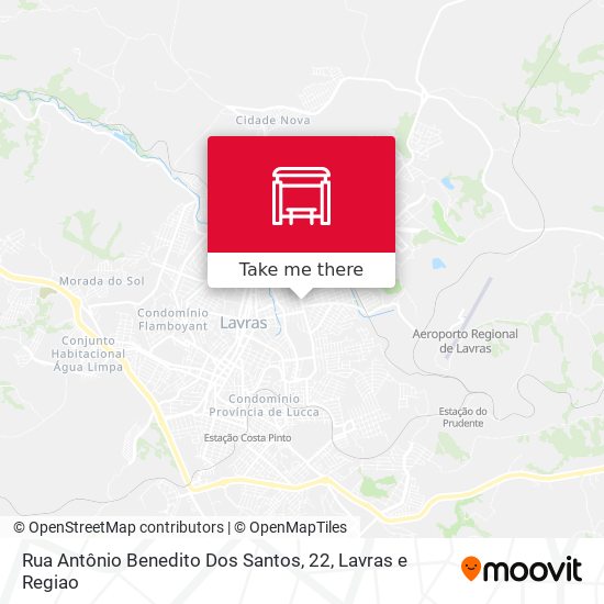 Rua Antônio Benedito Dos Santos, 22 map