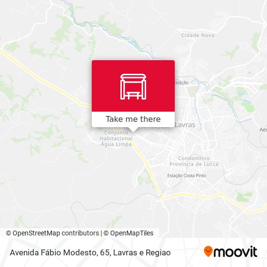 Avenida Fábio Modesto, 65 map