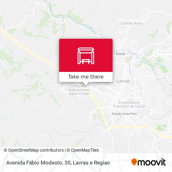 Avenida Fábio Modesto, 30 map